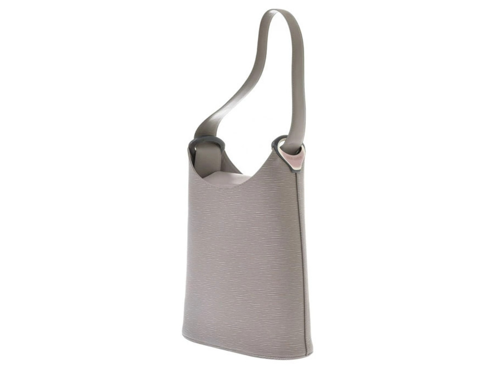 Louis Vuitton Leather Epi Bag Verseau Lilac Purple